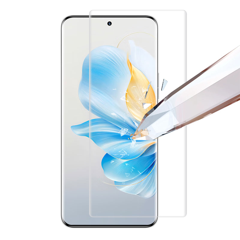 RURIHAI For Honor 100 5G Screen Protector HD Fingerprint Unlock CSG Glass UV Liquid Film Bubble Free RURIHAI For Honor 100 5G Screen Protector HD Fingerprint Unlock CSG Glass UV Liquid Film Bubble Free